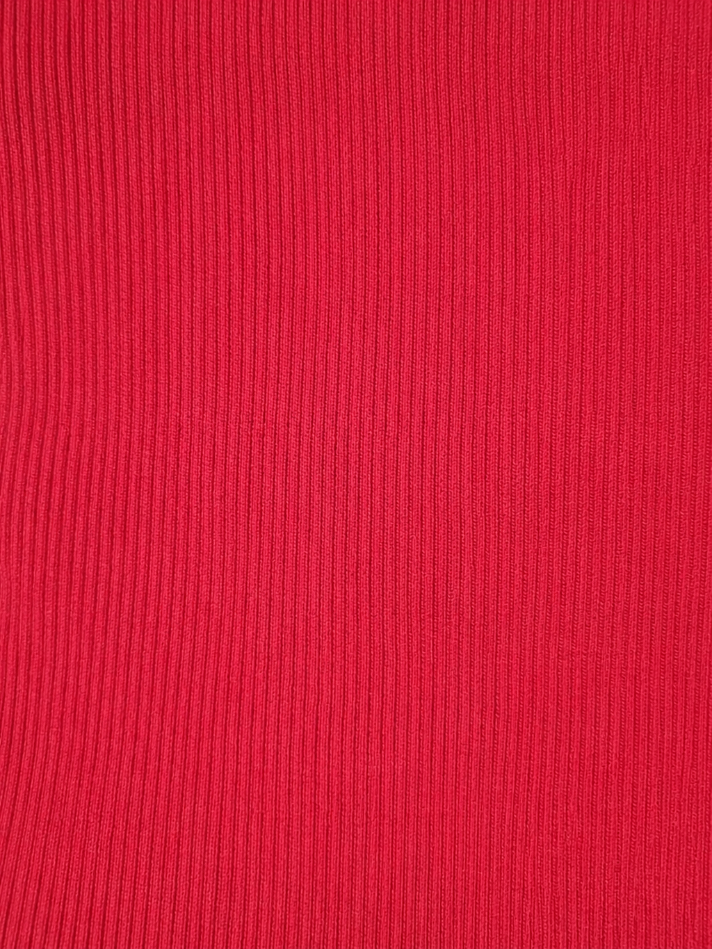 Red Ribbed Criss-Cross Bodycon Mini Dress