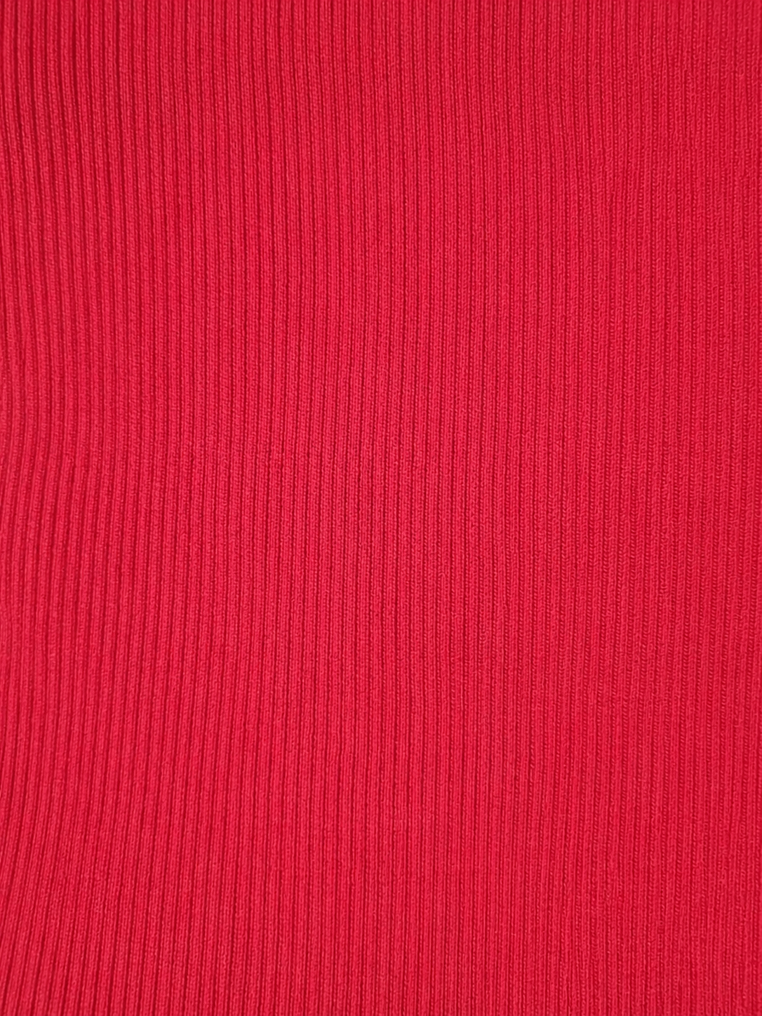 Red Ribbed Criss-Cross Bodycon Mini Dress