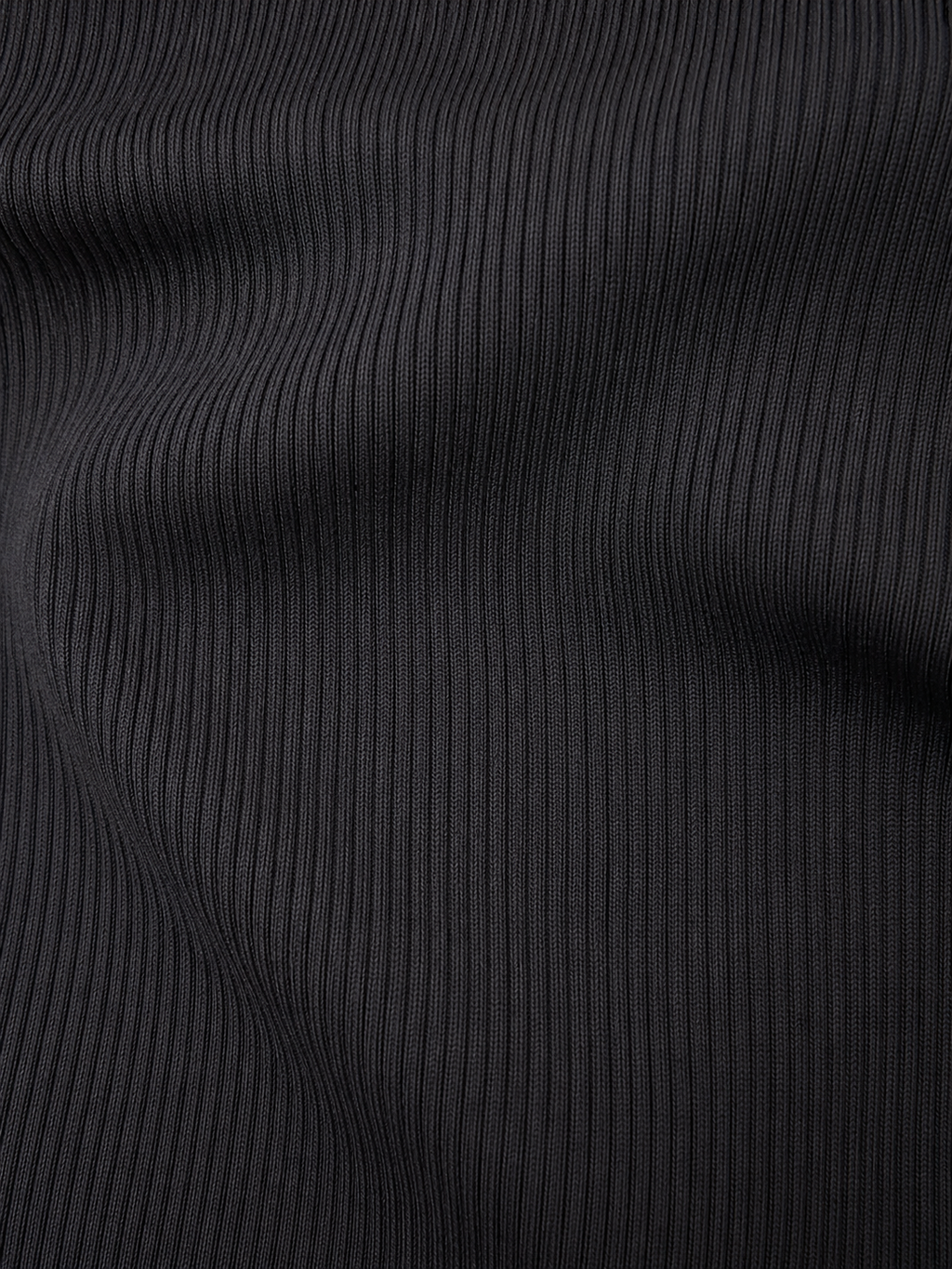 Black Ribbed Bodycon Mini Dress with Criss-Cross Detail