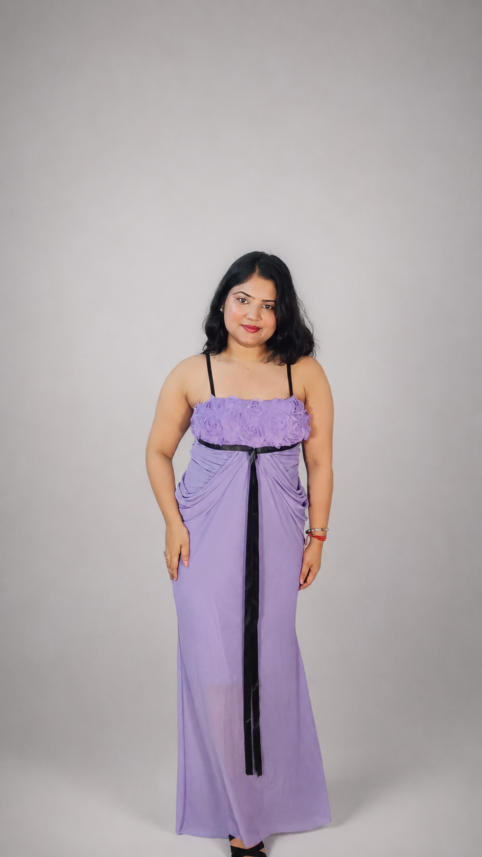 Bloom Rosette Maxi Dress