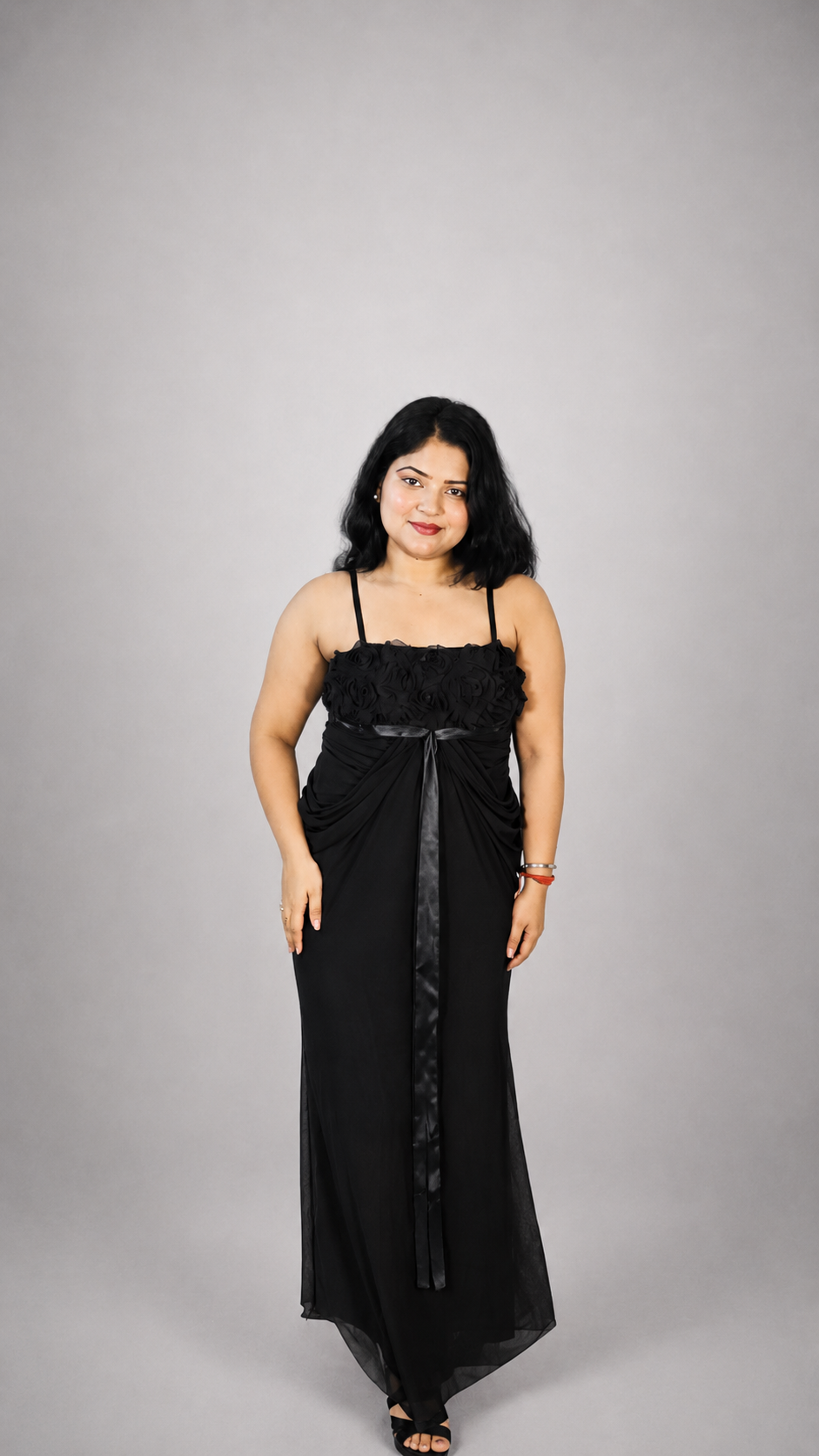 Bloom Rosette Maxi Dress